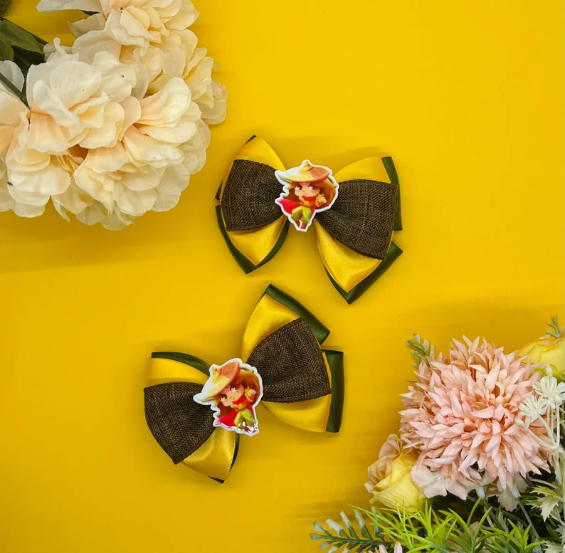 Dragon Warrior Inspired Hair Bow