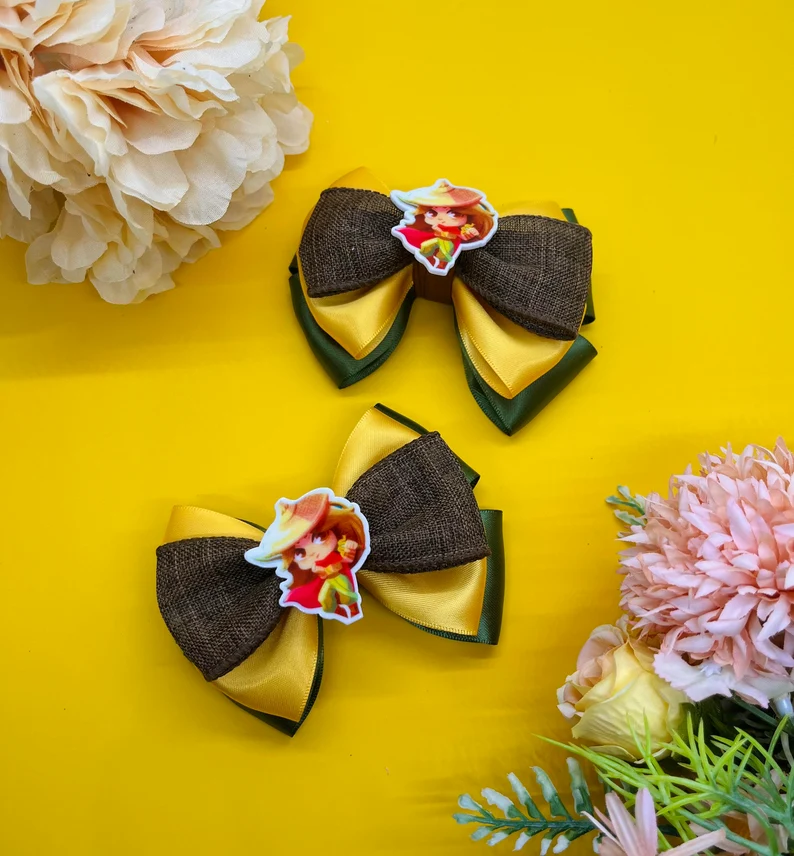 Dragon Warrior Inspired Hair Bow