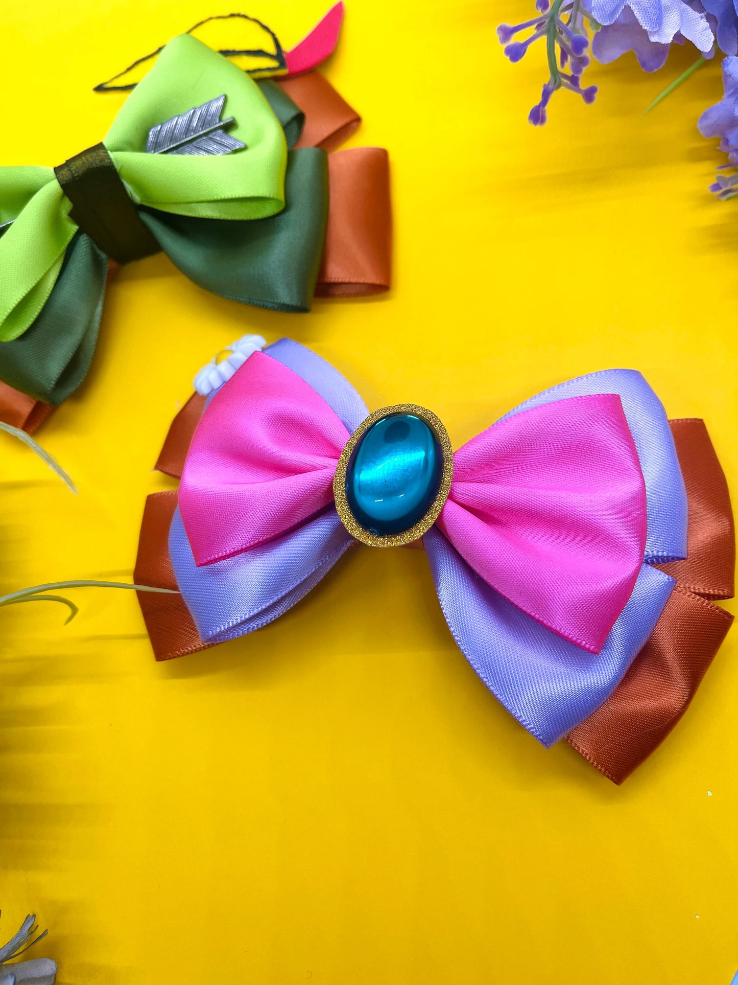 Fox and Maid Inspired Hair Bows