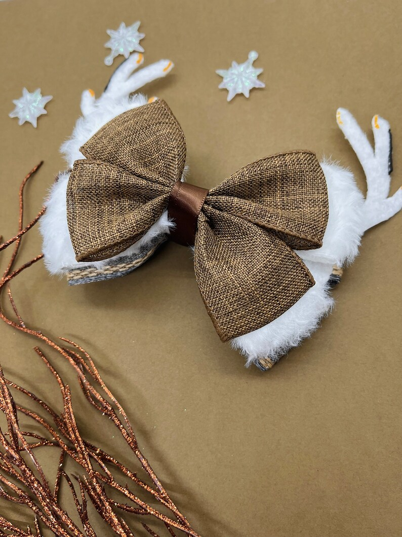 Reindeer Inspired Hair Bow