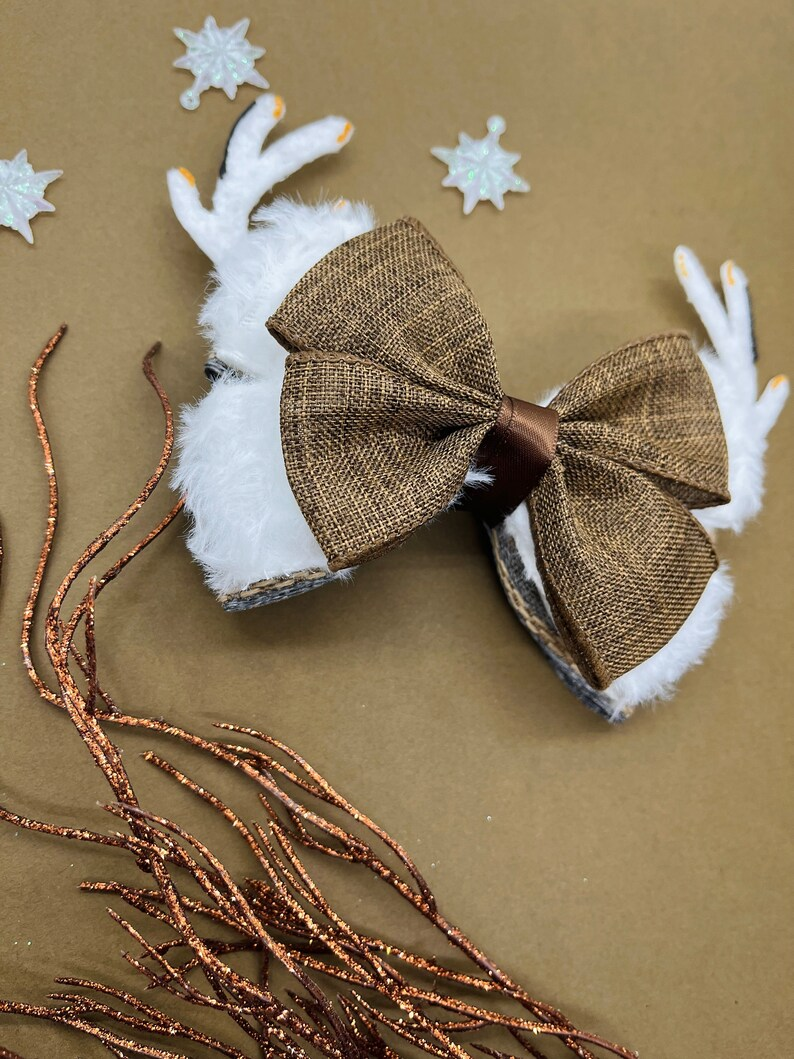 Reindeer Inspired Hair Bow
