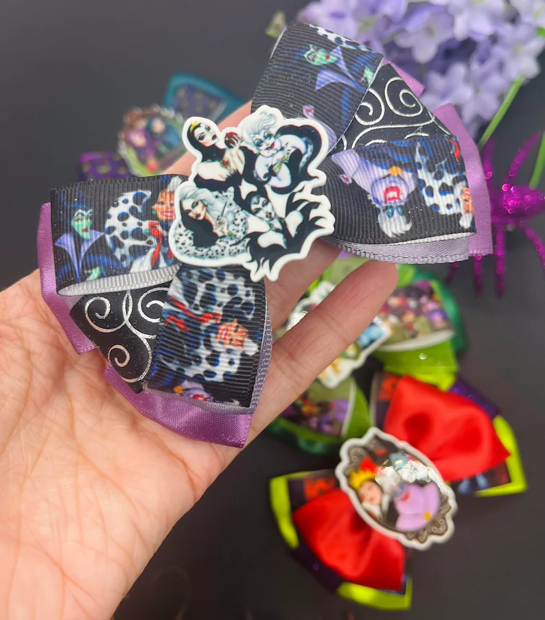 Villains Inspired Hair Bows
