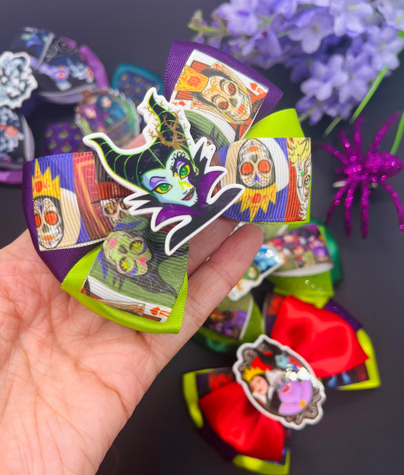Villains Inspired Hair Bows
