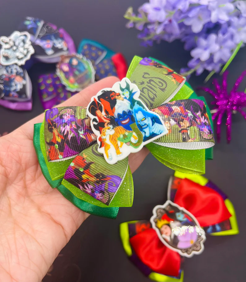 Villains Inspired Hair Bows