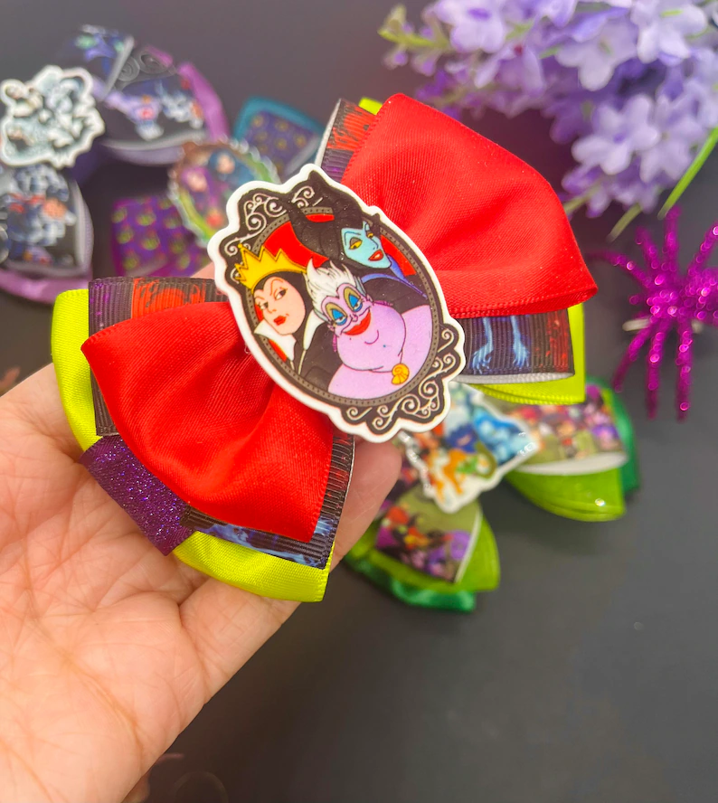 Villains Inspired Hair Bows