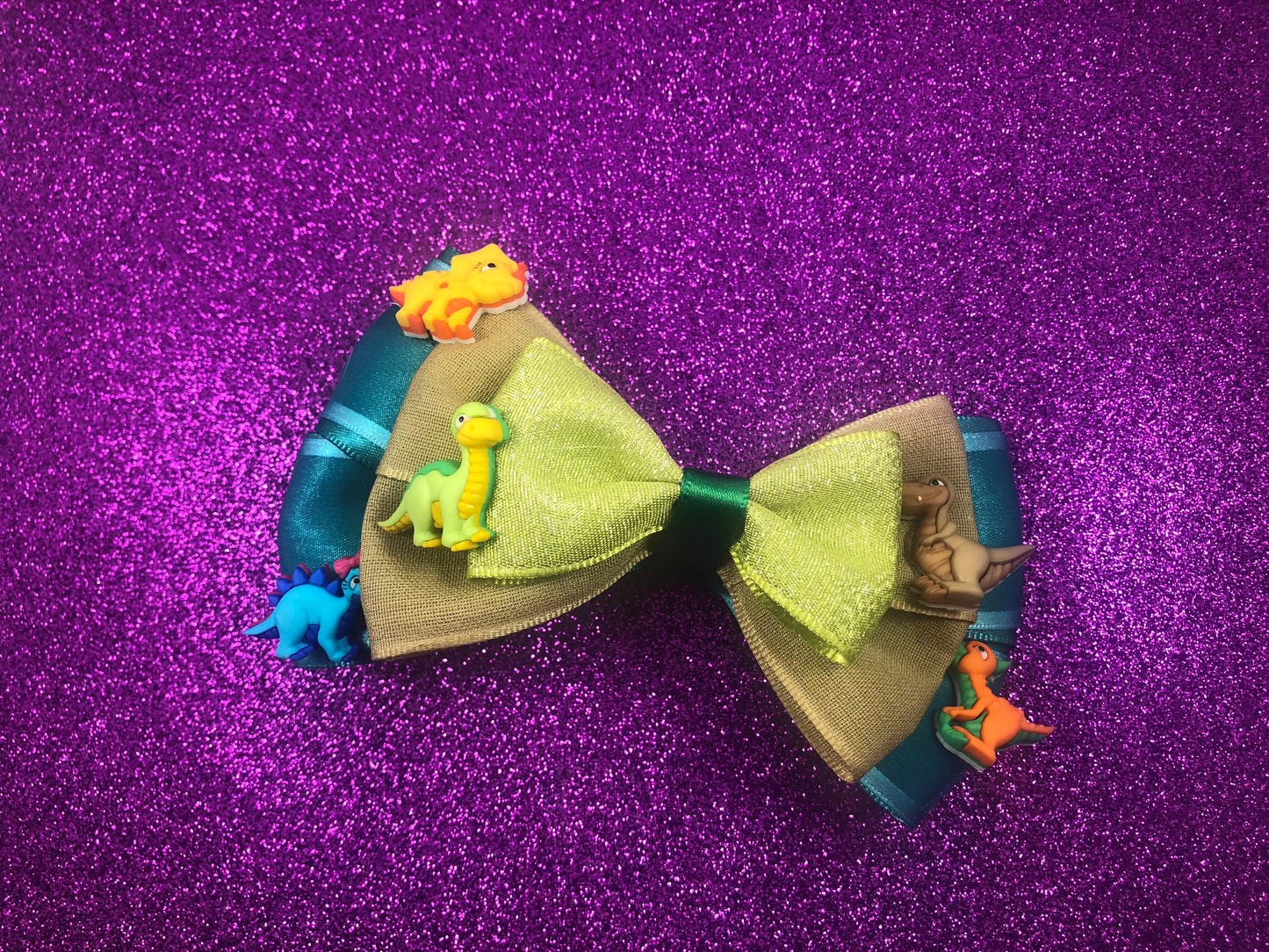 Dinosaur Inspired Bow