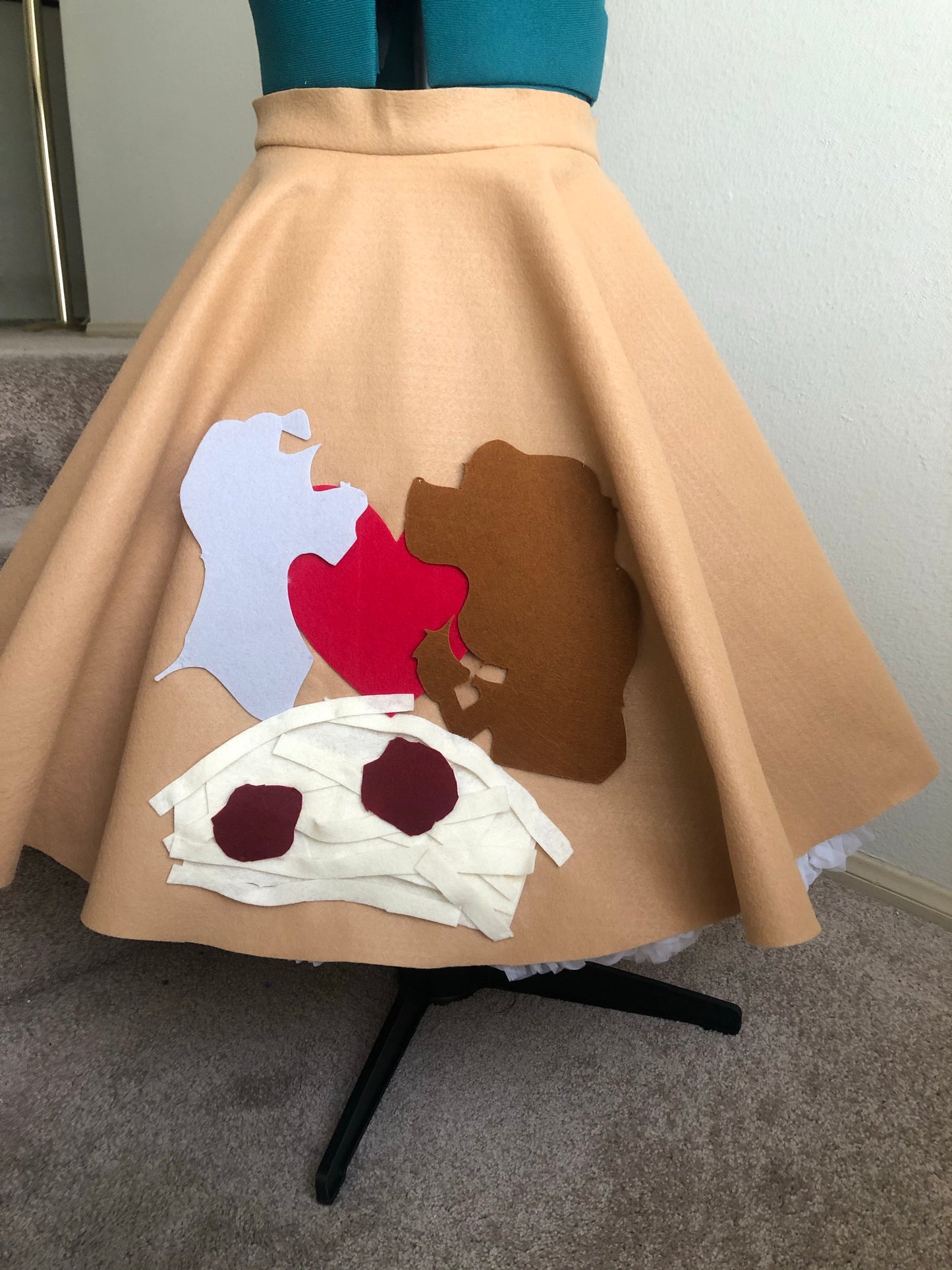Spaghetti Love Inspired Skirt