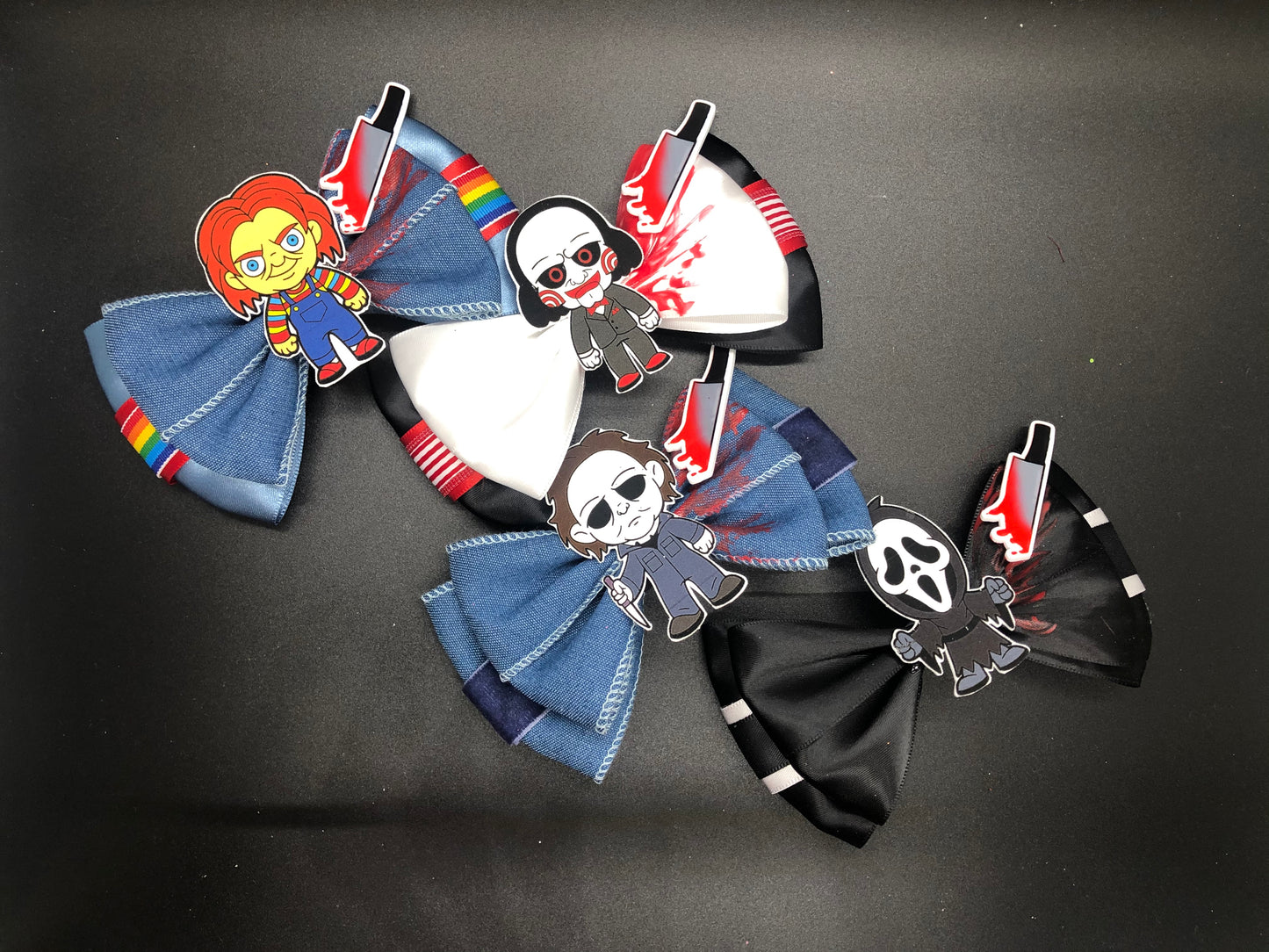 Monster Inspired Hair Bows