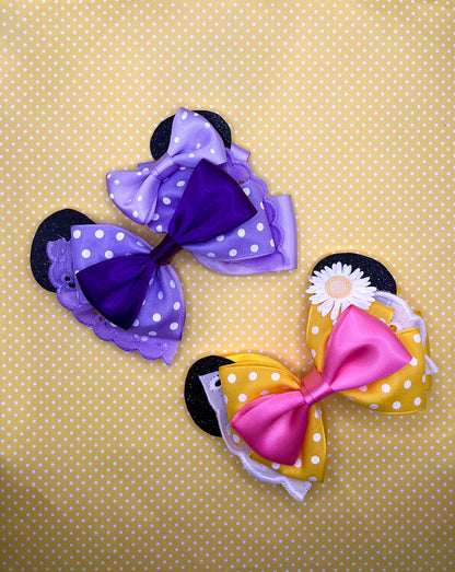 Mouse Inspired Hair Bows