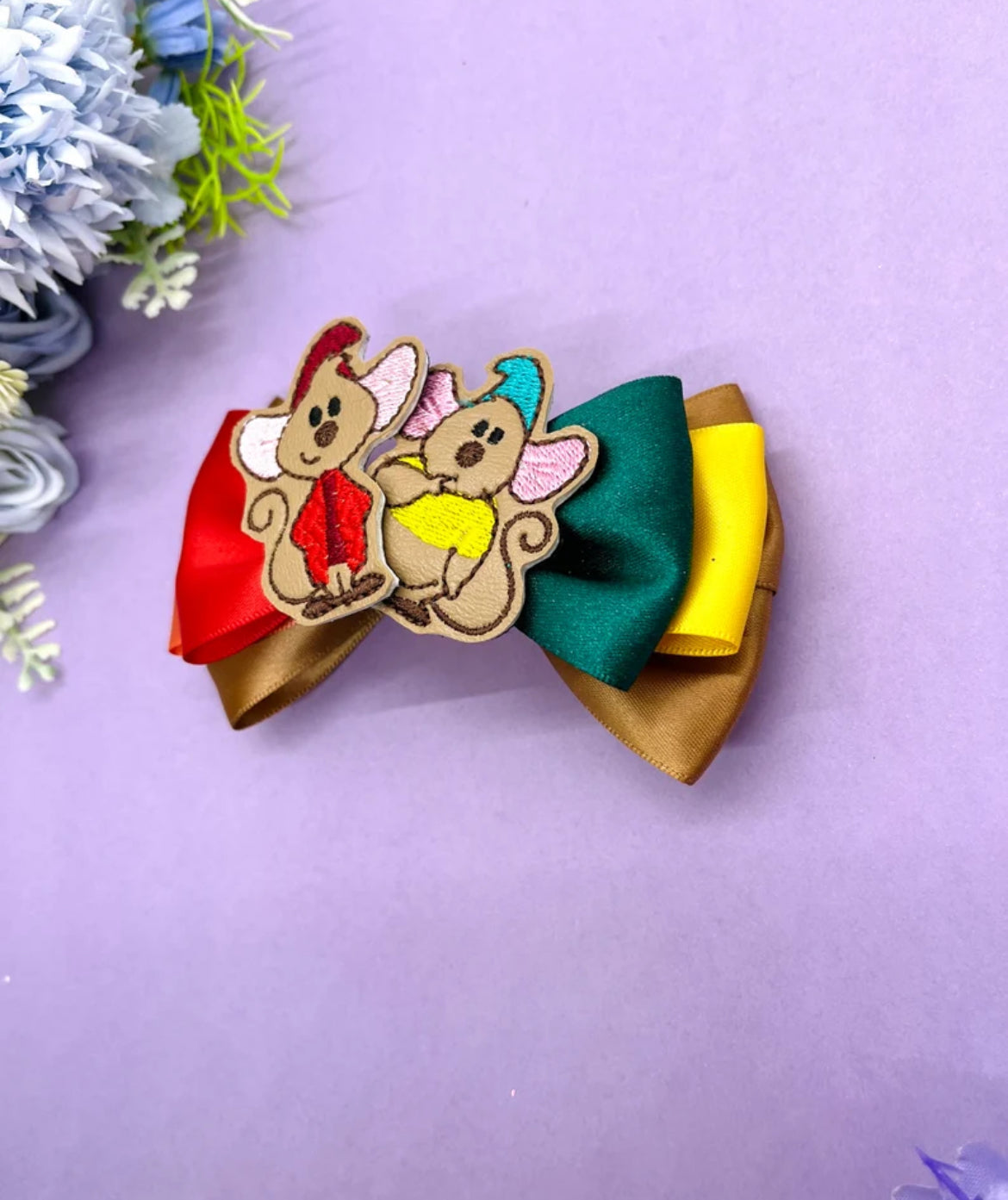 Mice Mashup Inspired Hair Bow