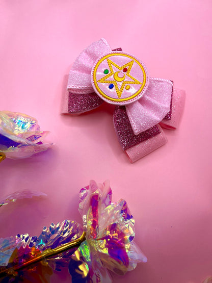 Brooch Inspired Hair Bow