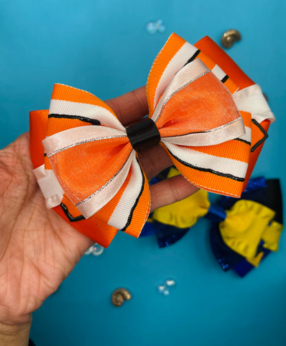 Fish Inspired Hair Bows