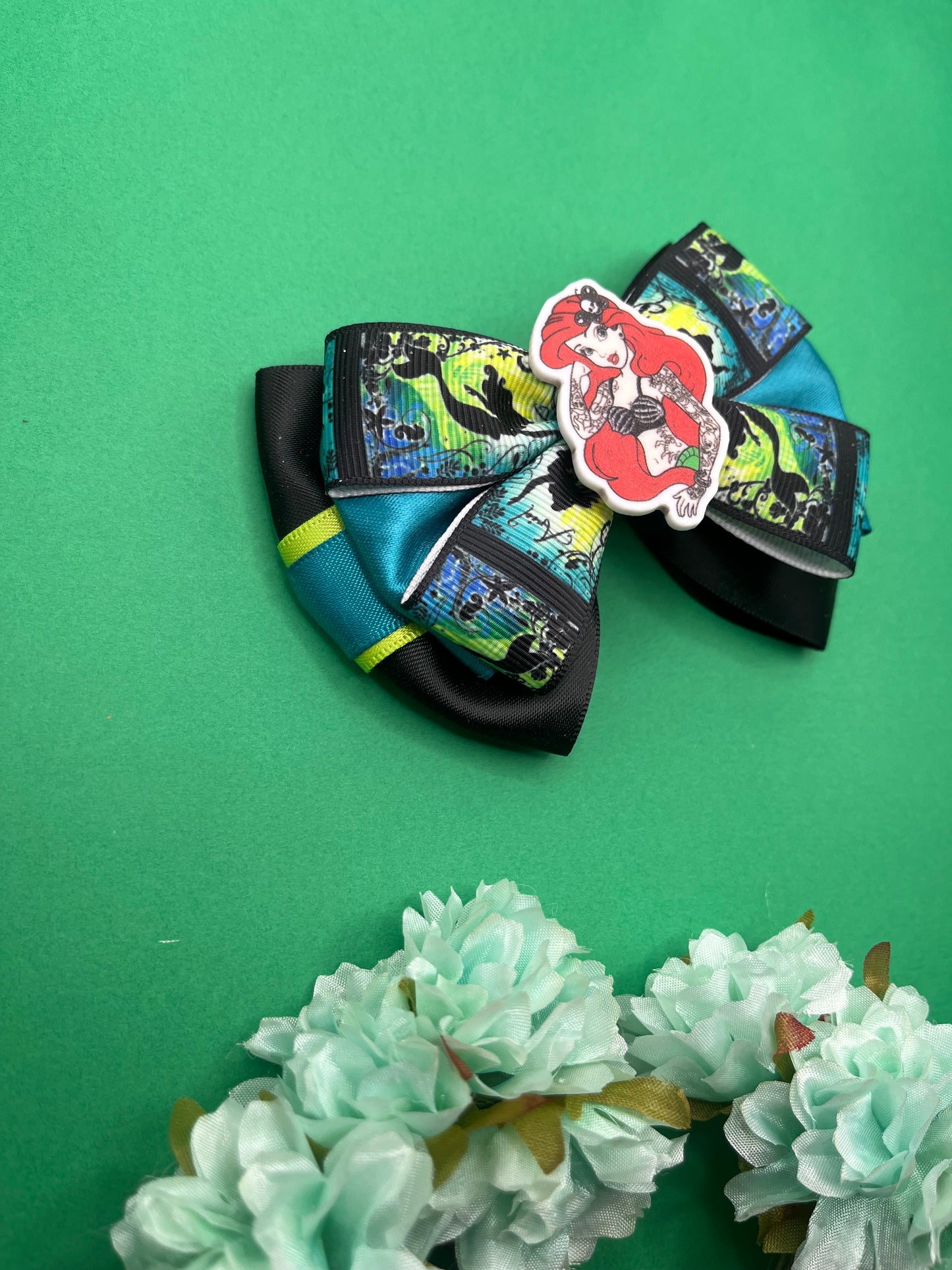 Punk Mermaid Inspired Hair Bow