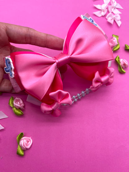 Pink Ballgown Princess Inspired Hair Bow