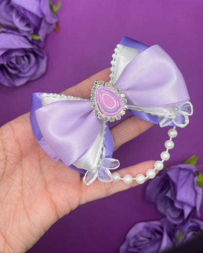Purple Princess Inspired Bow
