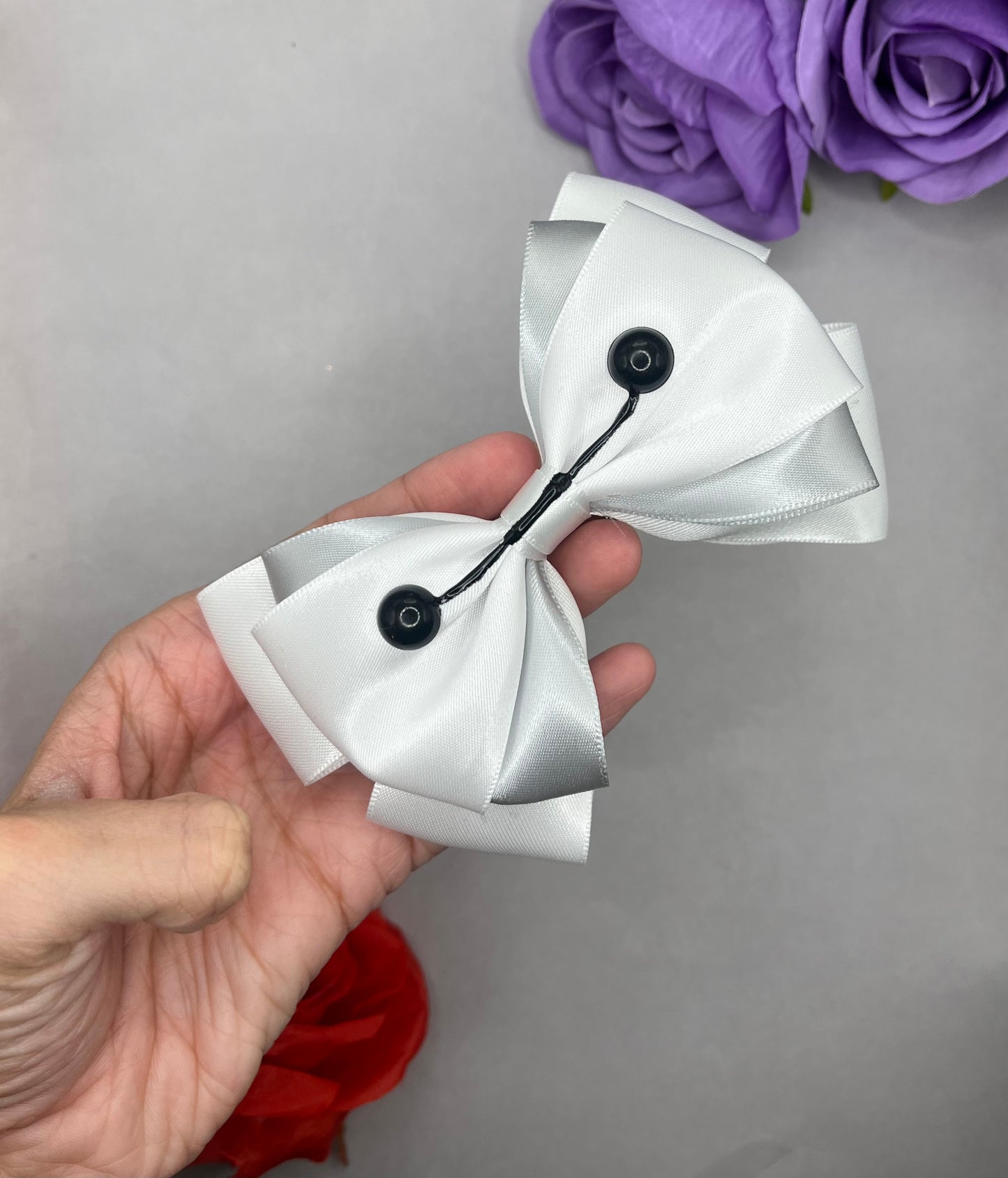 Helper Bot Inspired Hair Bow