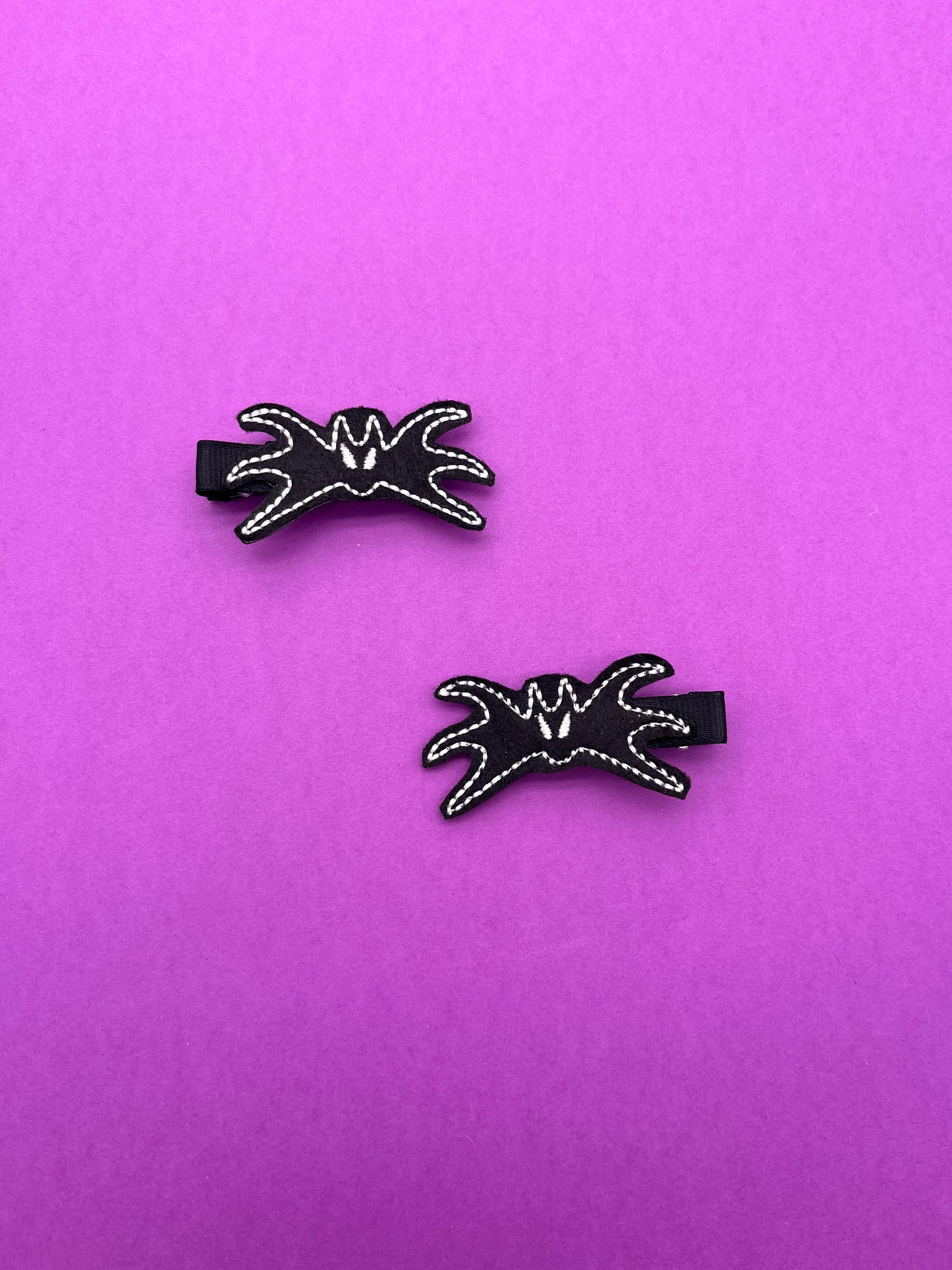 Bat Inspired Hair Clips