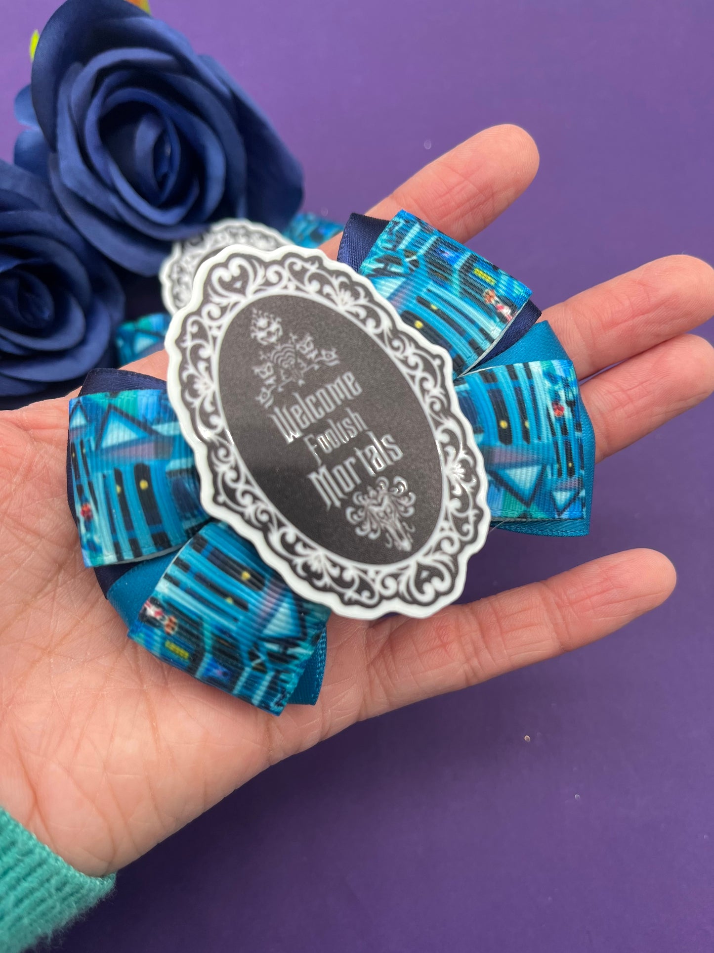 Mini Haunted House Inspired Bows