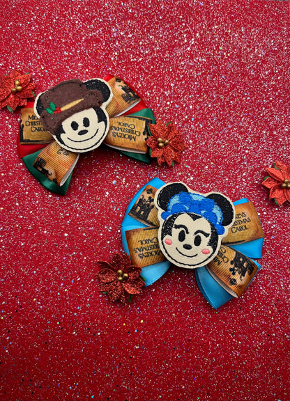 Mini Dickens Inspired Hair Bows
