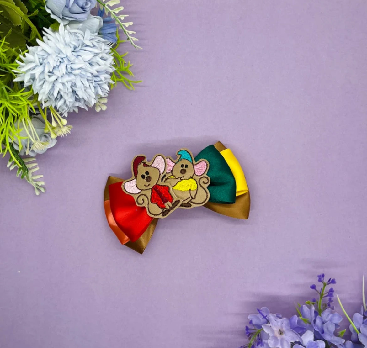 Mice Mashup Inspired Hair Bow