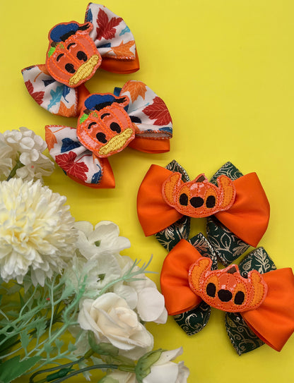 Mini Pumpkin Inspired Bows