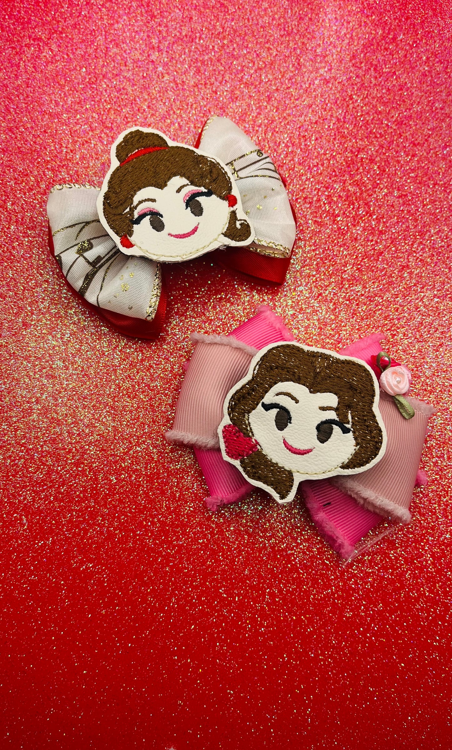 Mini Holiday Princess Inspired Bows