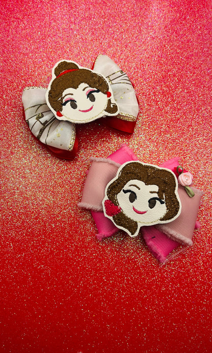 Mini Holiday Princess Inspired Bows