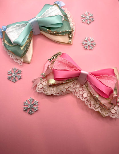 Christmas Ballerina Inspired Hair Bows