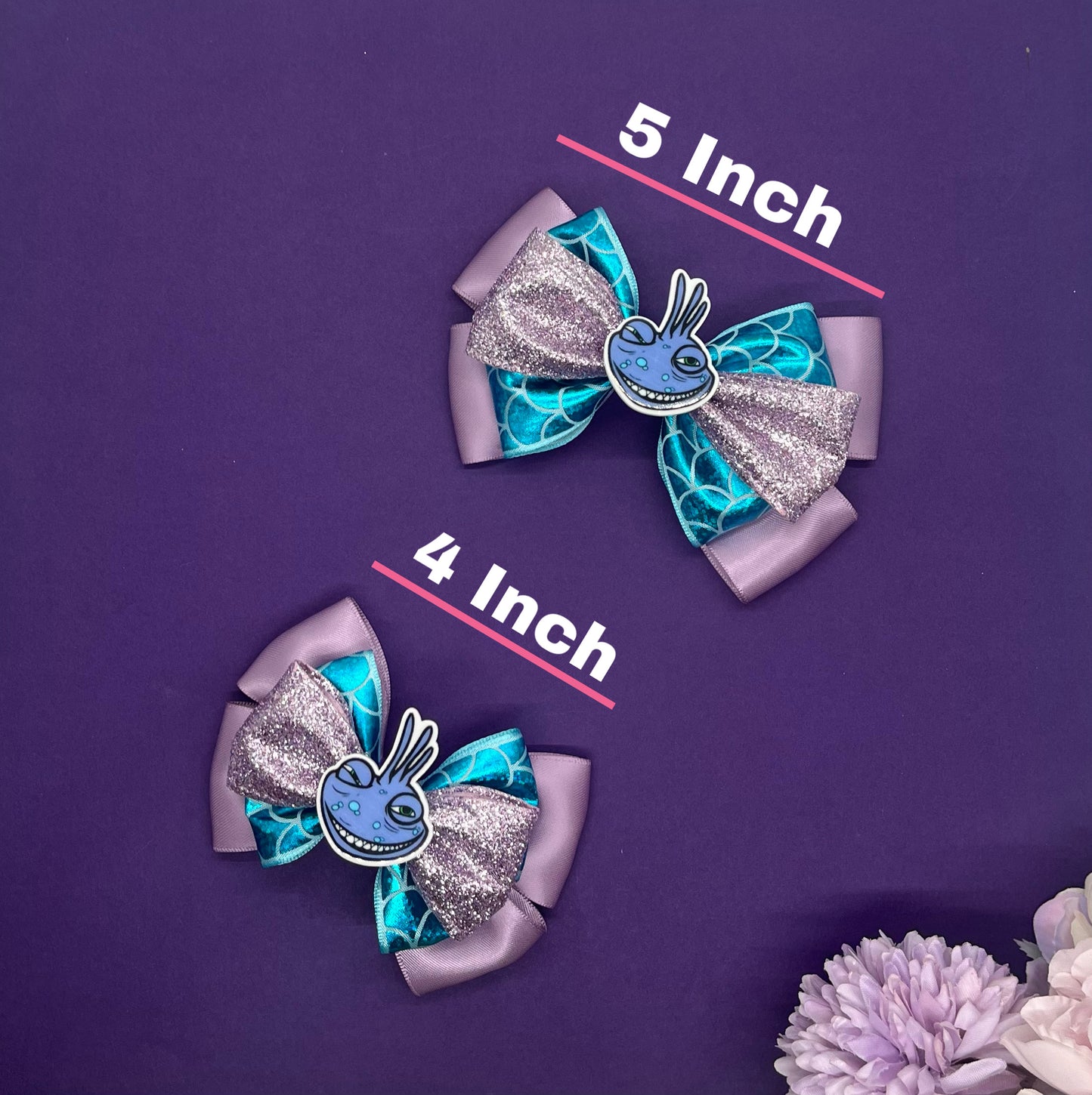 Monster Inspired Hair Bow