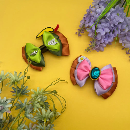 Fox and Maid Inspired Hair Bows
