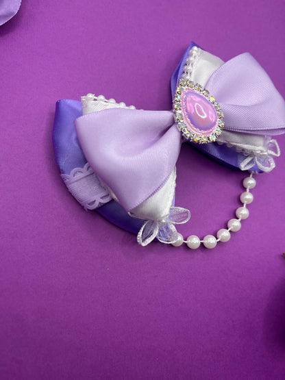 Purple Princess Inspired Bow