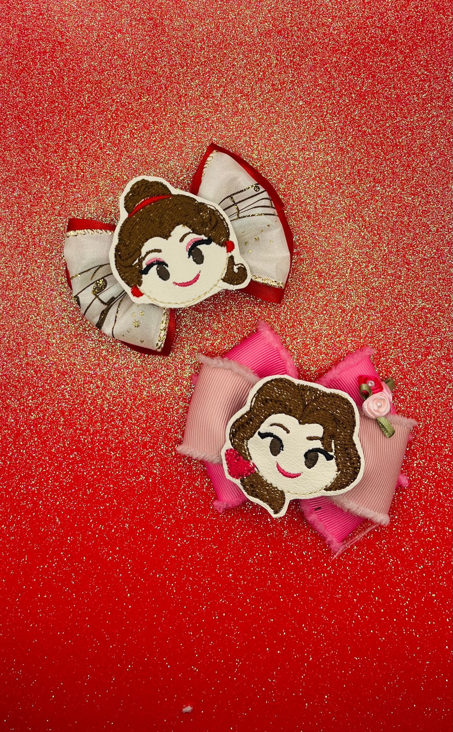 Mini Holiday Princess Inspired Bows