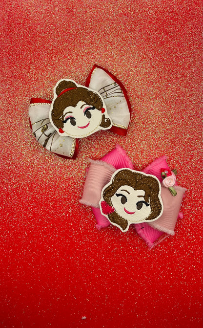 Mini Holiday Princess Inspired Bows