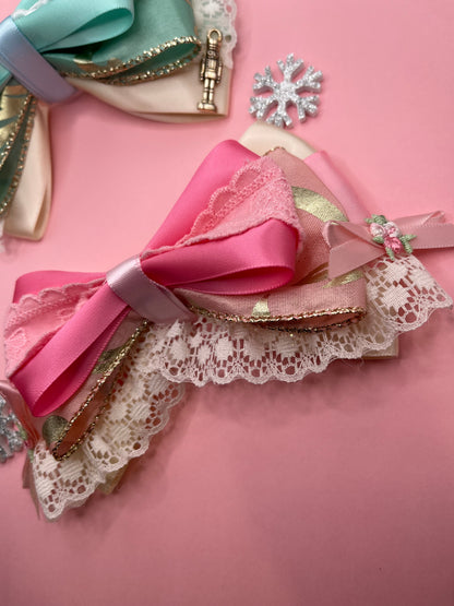 Christmas Ballerina Inspired Hair Bows