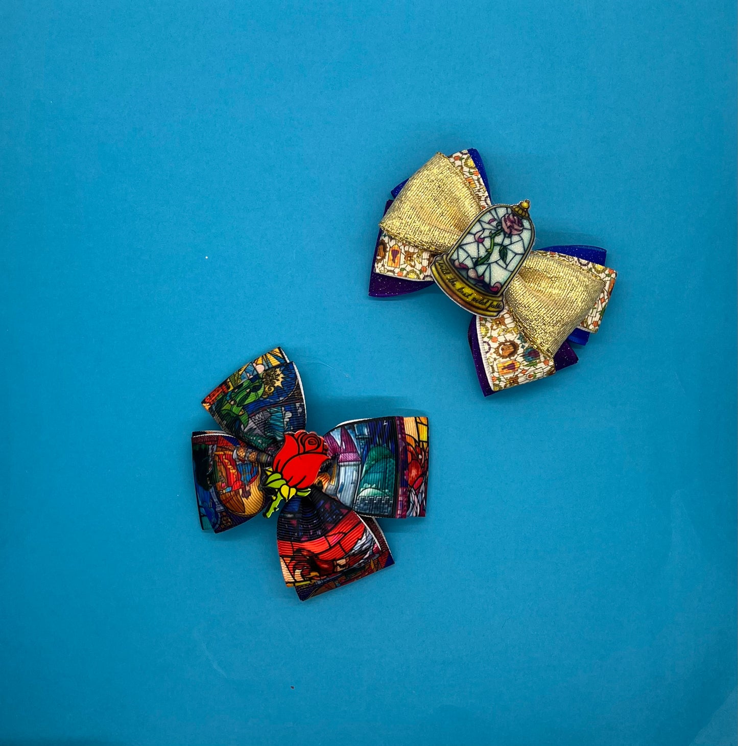 Rose Inspired Hair Bow