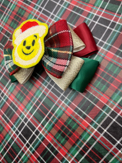 Christmas Bear Inspired Bow