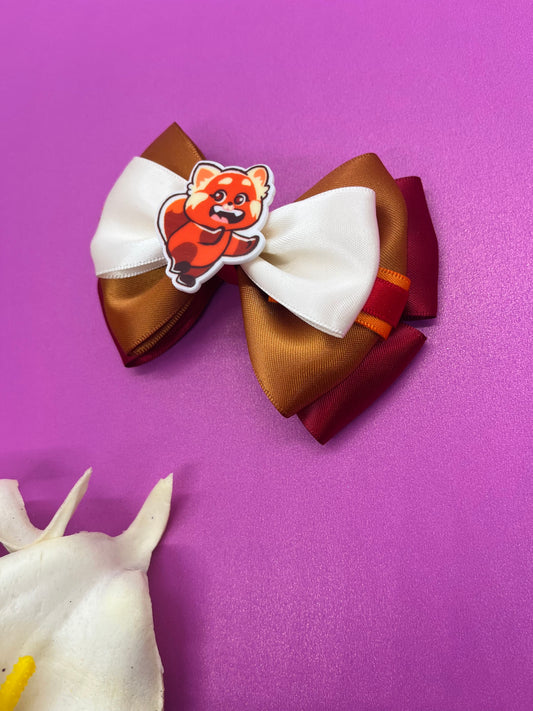 Panda Inspired Bow