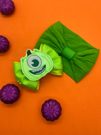 Monster Pumpkin Inspired Headband