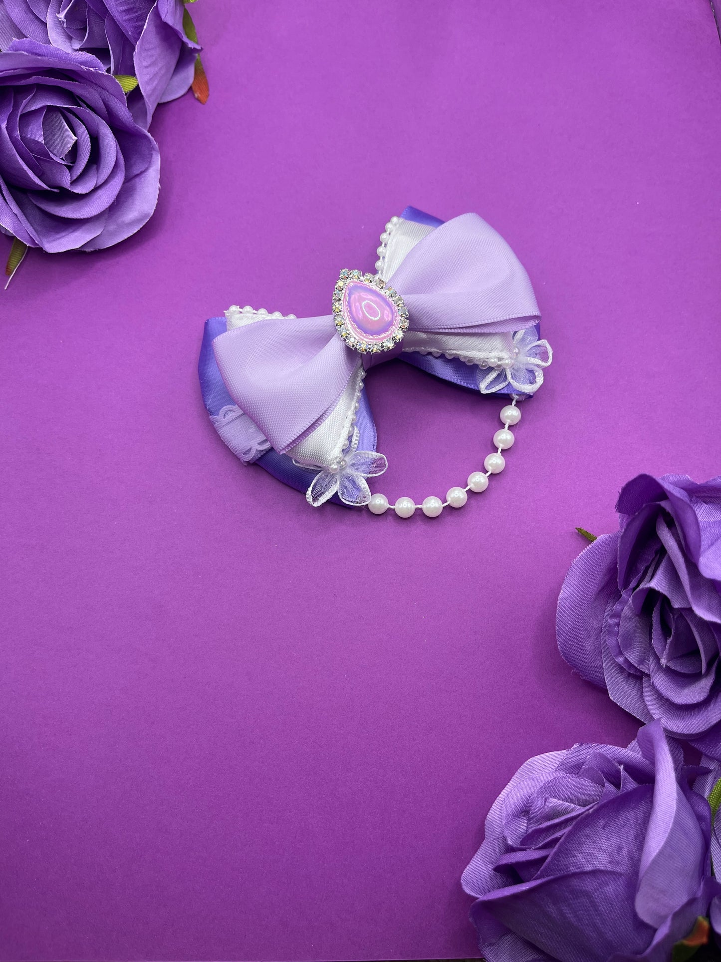 Purple Princess Inspired Bow