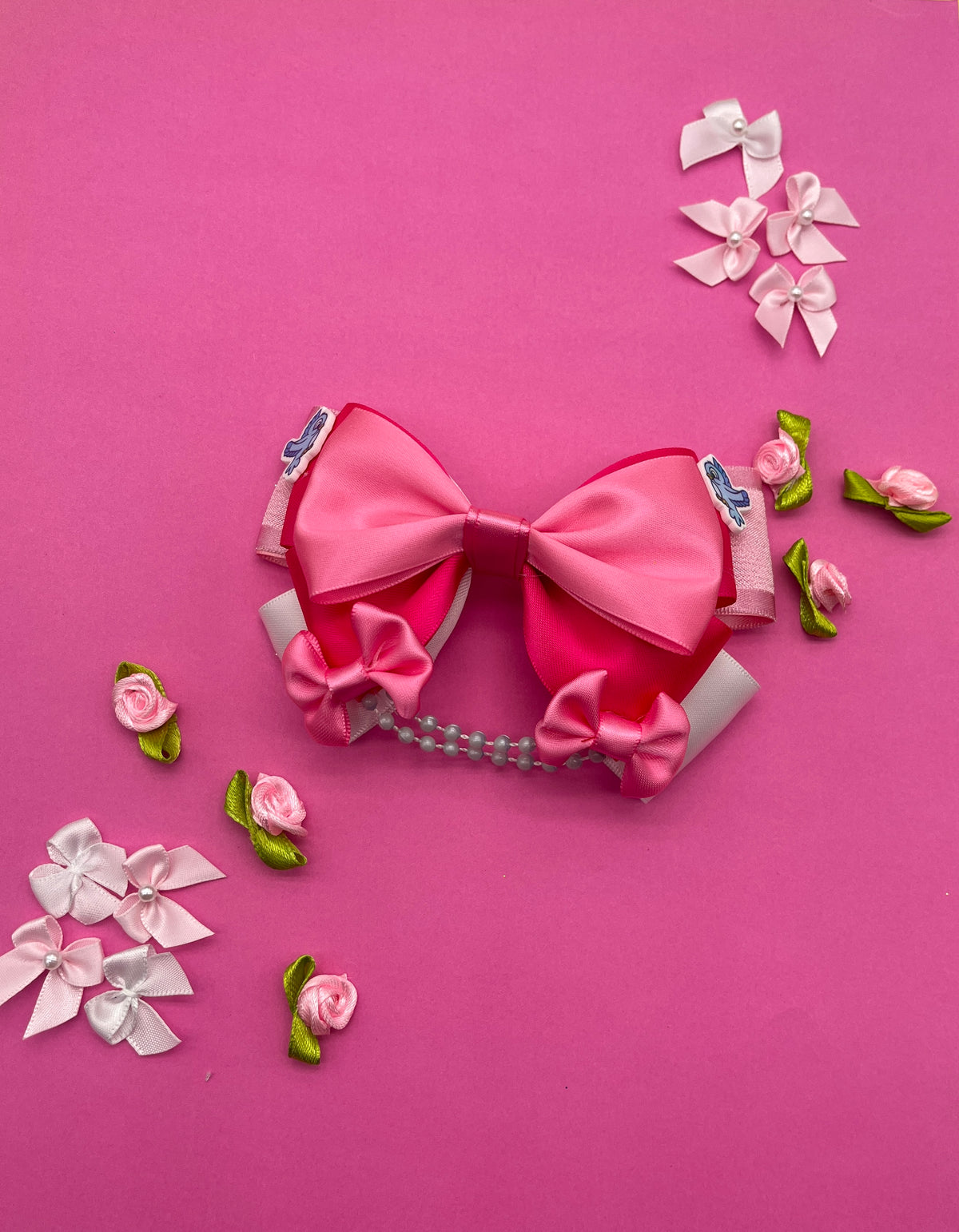Pink Ballgown Princess Inspired Hair Bow
