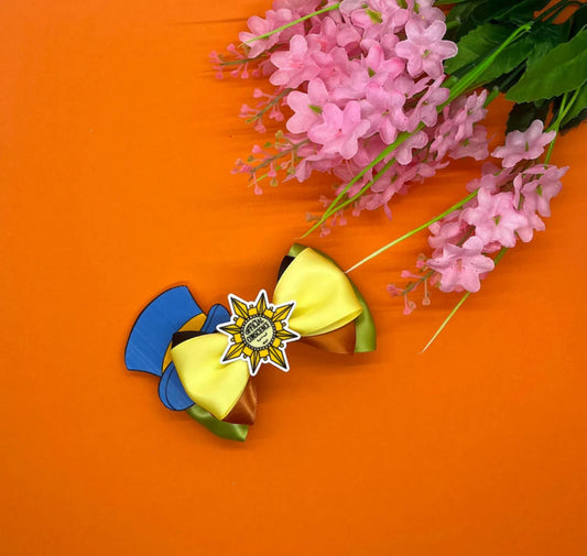 Cricket Inspired Hair Bow