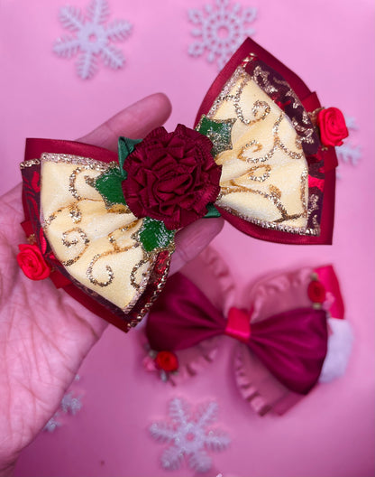 Holiday Princess Inspired Hair Bows