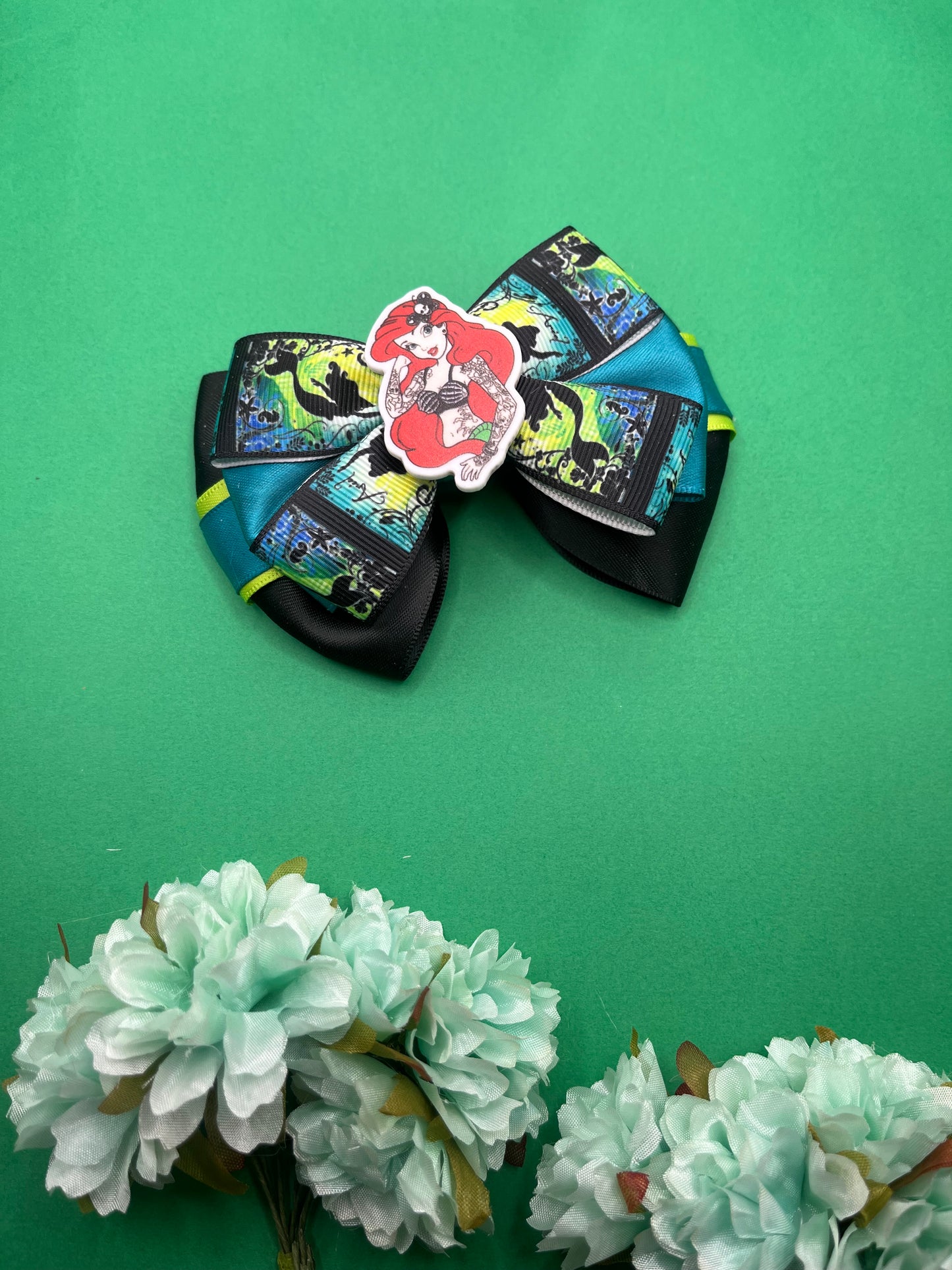 Punk Mermaid Inspired Hair Bow