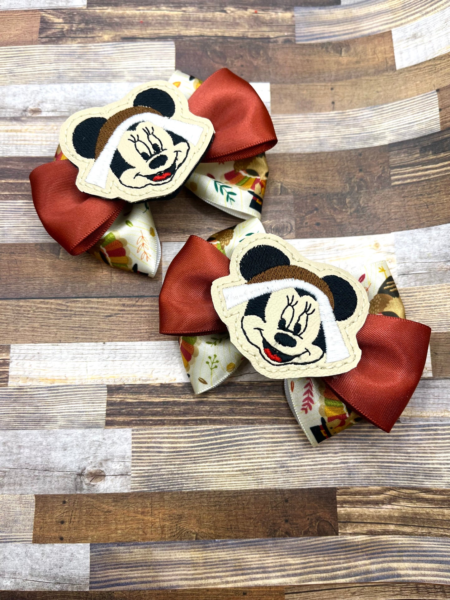 Mini Thanksgiving Inspired Bow