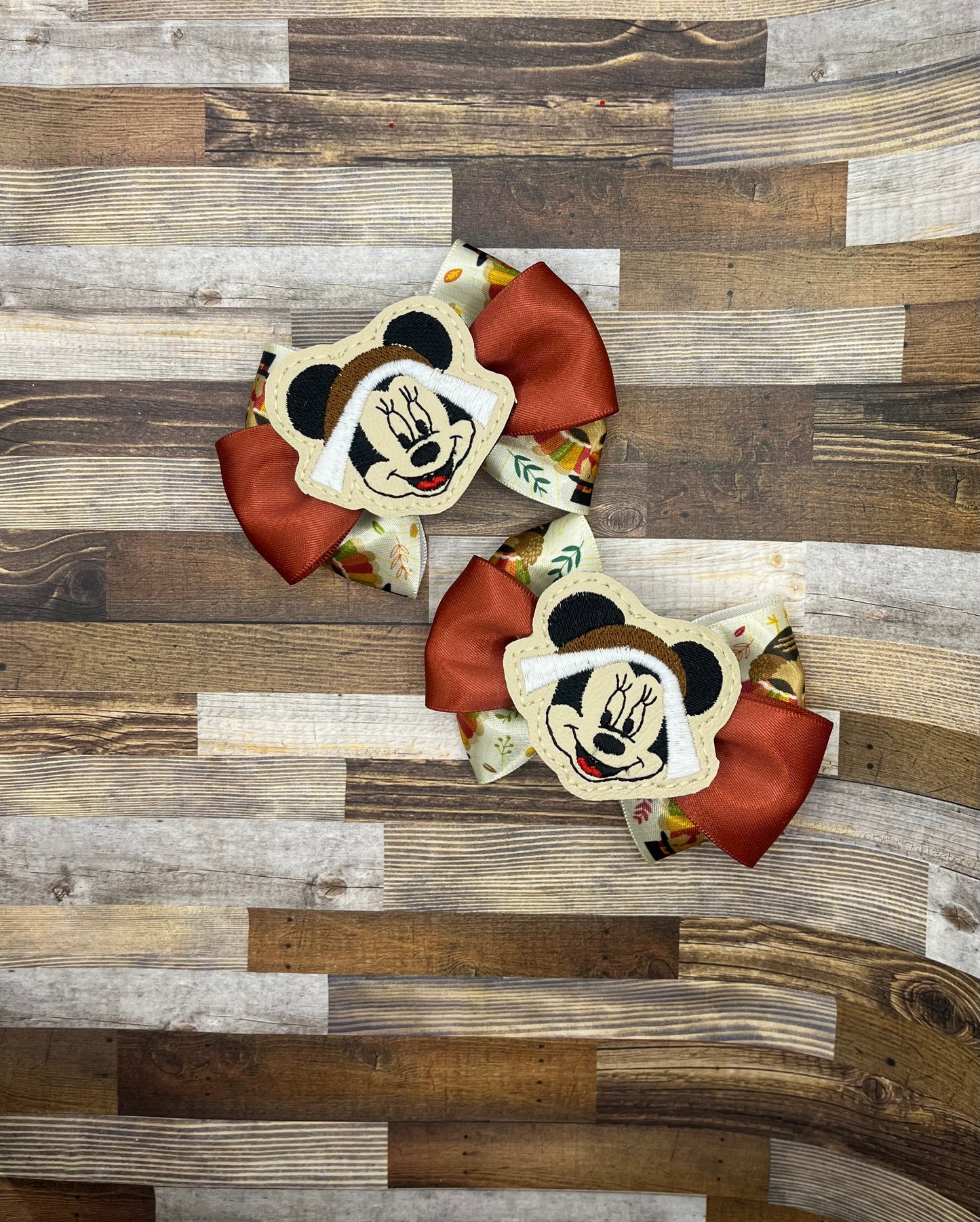 Mini Thanksgiving Inspired Bow