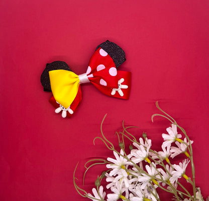 Mouse Mashup Inspired Hair Bow
