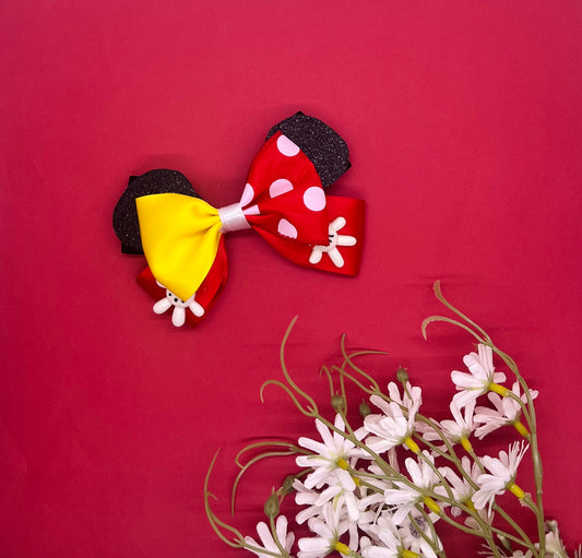 Mouse Mashup Inspired Hair Bow