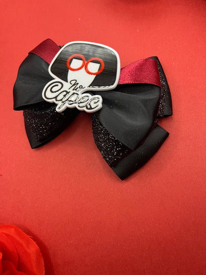 No Capes Inspired Hair Bow