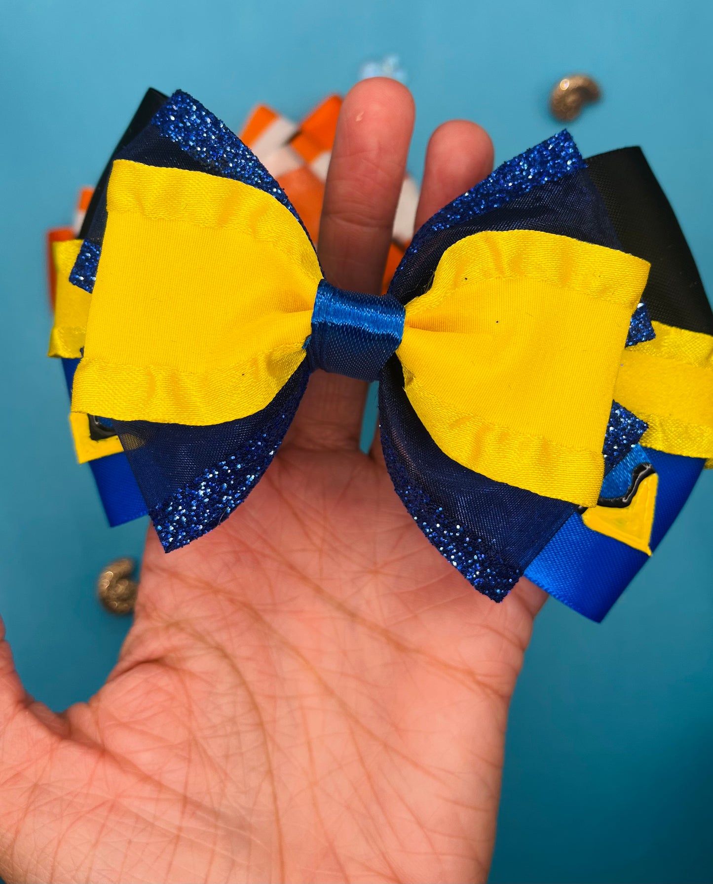 Fish Inspired Hair Bows