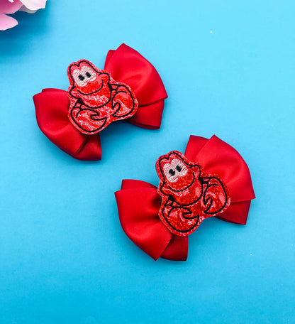 Mini Crab Inspired Bow
